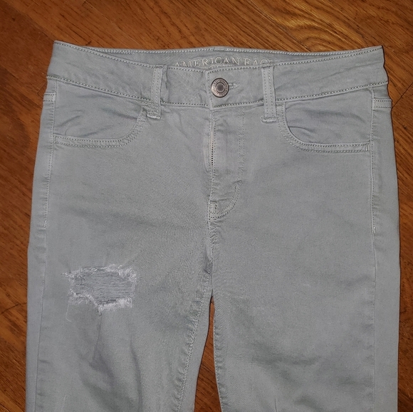 American Eagle Distressed Jeggings - Picture 2 of 11